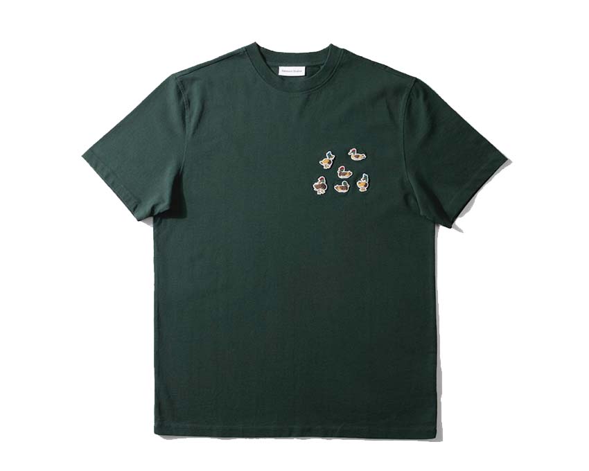 Edmmond Studios 10 Years Ducks T-Shirt Dark Green — Unisex-T-Shirt Baumwolle Enten