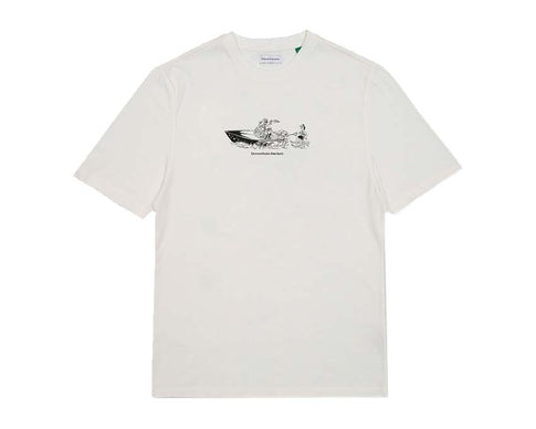 Edmmond Studios Boxy Tee Off White — t-shirt homme coupe boxy oversize