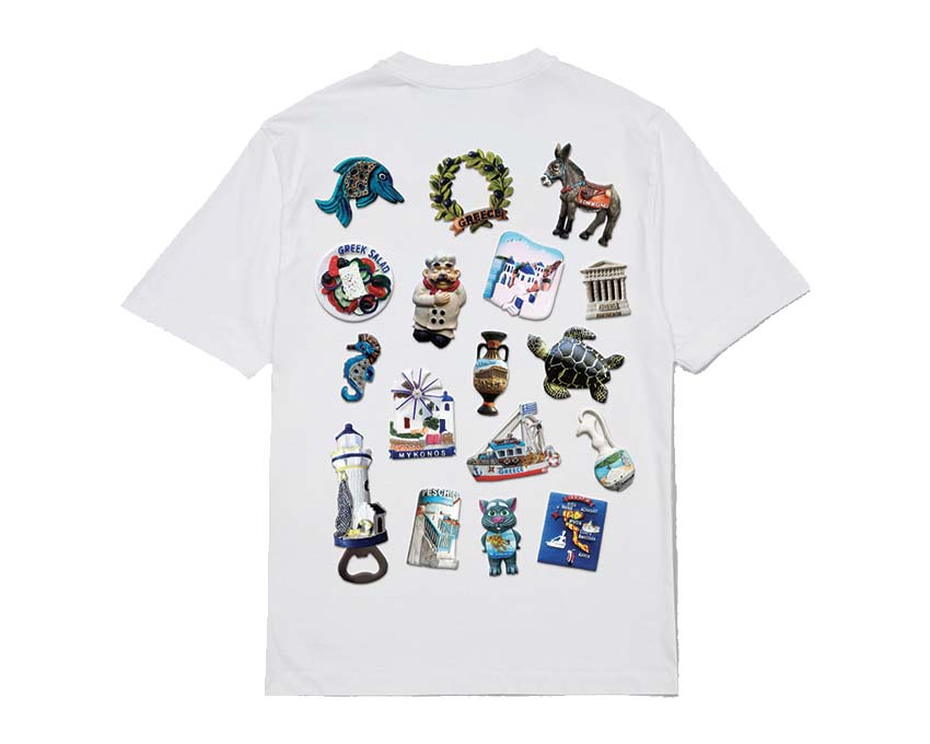 Edmmond Studios Fridge Magnets Tee Plain White Seitenansicht — Kühlschrankmagnete-Motiv