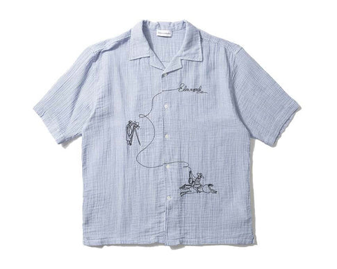 Edmmond Studios Western Shirt écru — chemise homme coupe western en coton