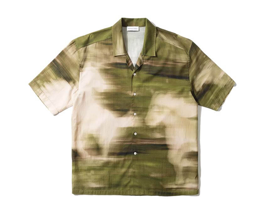 Edmmond Studios Wild Run multicolore — camicia uomo stampa tropicale in cotone