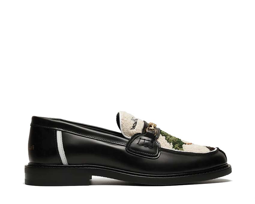 Filling Pieces Loafer Bonsai Black — mocassino uomo pelle lusso
