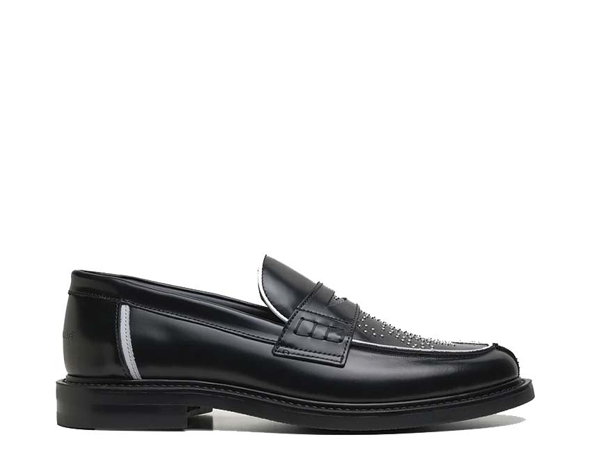 Filling Pieces Loafer Gowtu Studs Black — loafer uomo pelle borchie lusso