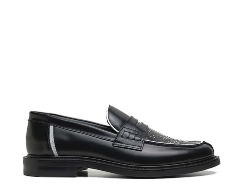 Filling Pieces Loafer Gowtu Studs Black — loafer uomo pelle borchie lusso