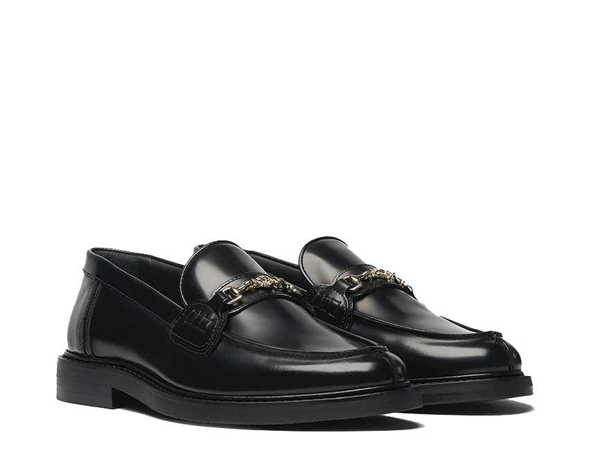 Filling Pieces Loafer Polido All Black sole — black leather sole