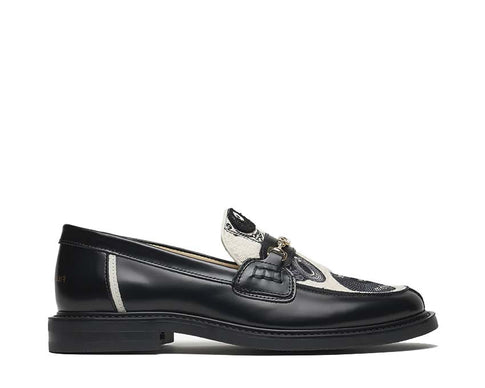 Filling Pieces Loafer Vinyl Black — Unisex-Loafer Luxusleder Amsterdam
