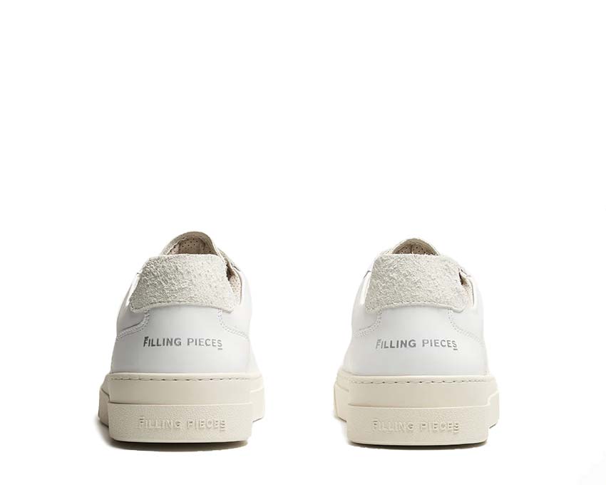 Filling Pieces Mondo Viera White vista laterale — pelle bianca premium Viera