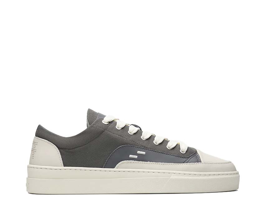 Filling Pieces Riviera Low Dark Grey — sneaker homme cuir gris foncé