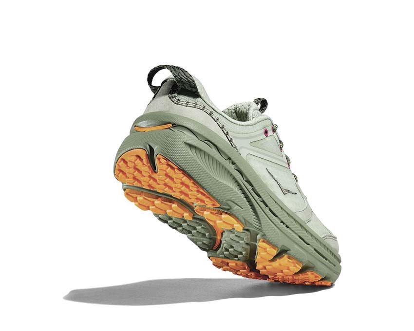 HOKA Bondi B3 Aloe Vera vue latérale — technologie Meta-Rocker