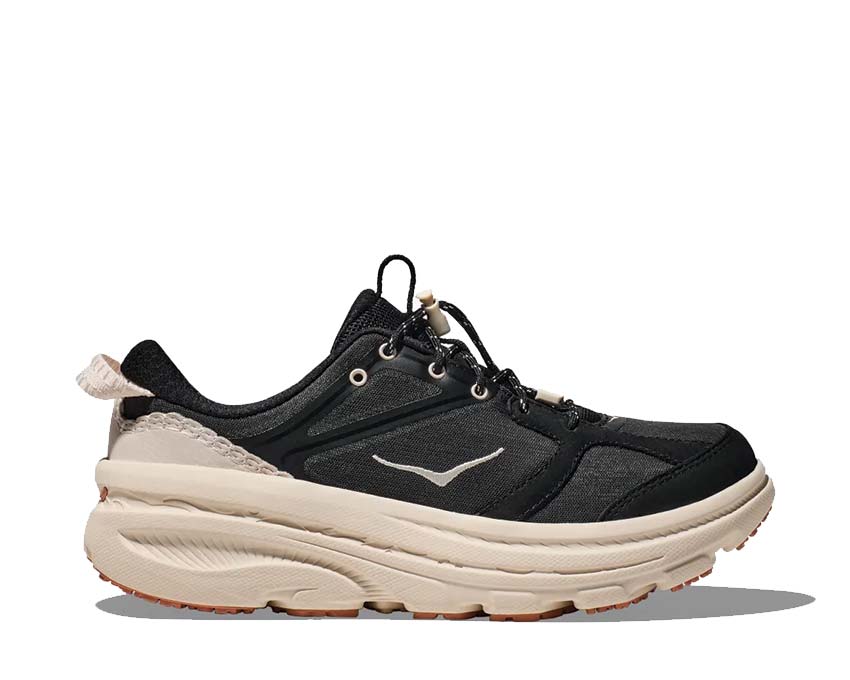 HOKA Bondi B3 Black Alabaster — running homme semelle maximale EVA