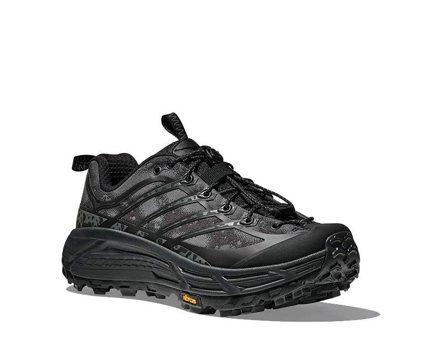 HOKA Mafate Three2 Black Carbon semelle — amorti maximal