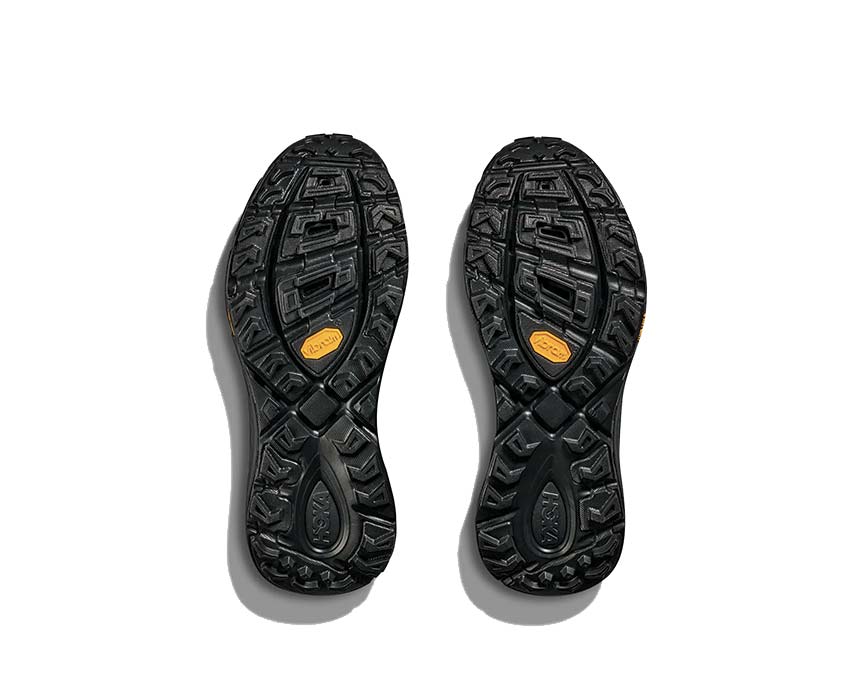 HOKA Mafate Three2 Black Carbon détail — matière premium