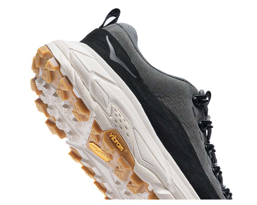 HOKA Tor Summit Outer Orbit Black detalle — parte superior de malla ligera