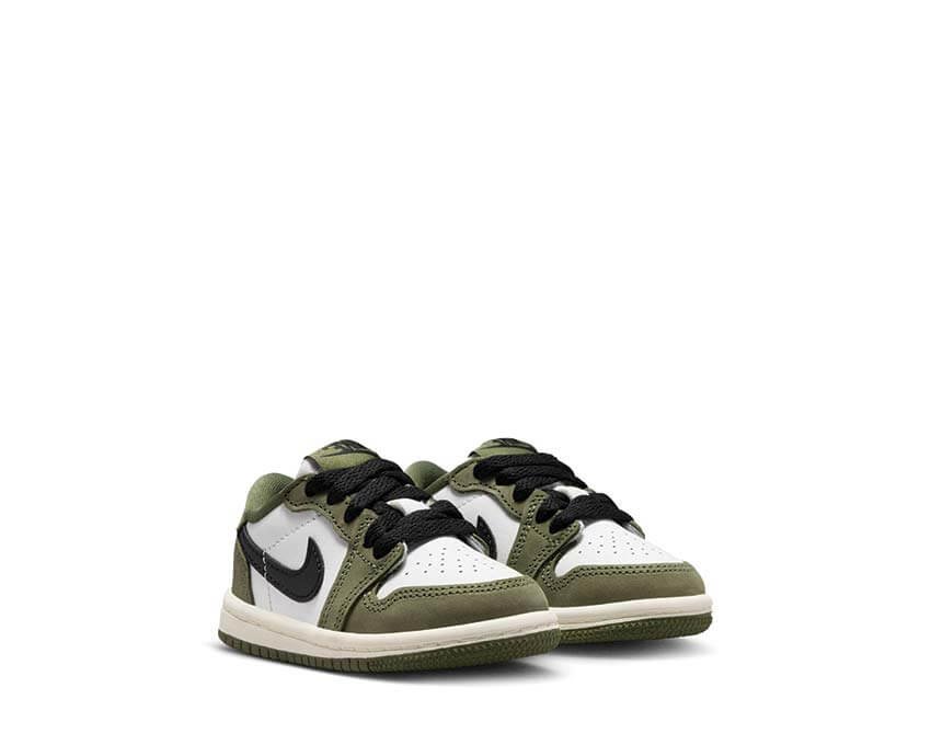 Jordan 1 Retro Low OG TD Medium Olive Sohle — Gummisohle Jordan TD