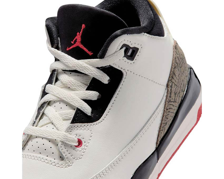 Jordan 3 Retro PS World's Best vue latérale — cuir et elephant print Jordan 3