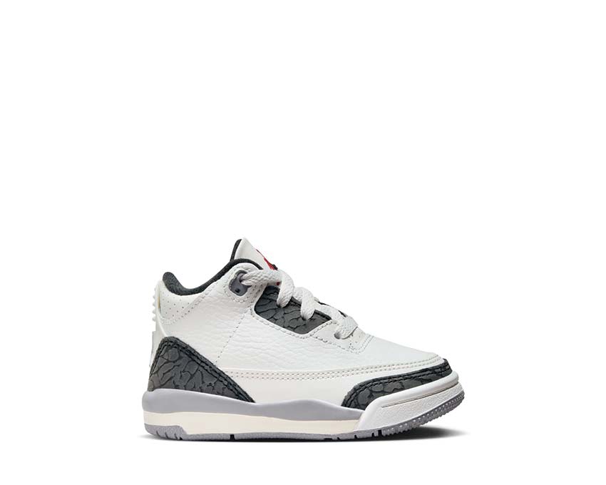 Jordan 3 Retro TD White — sneaker niño cuero blanco Jordan 3