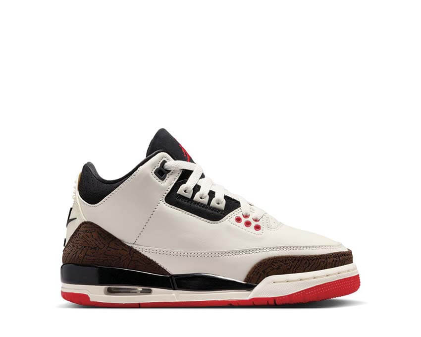 Air Jordan 3 Retro GS World's Best Dad — sneakers lifestyle blanc cassé pour enfant