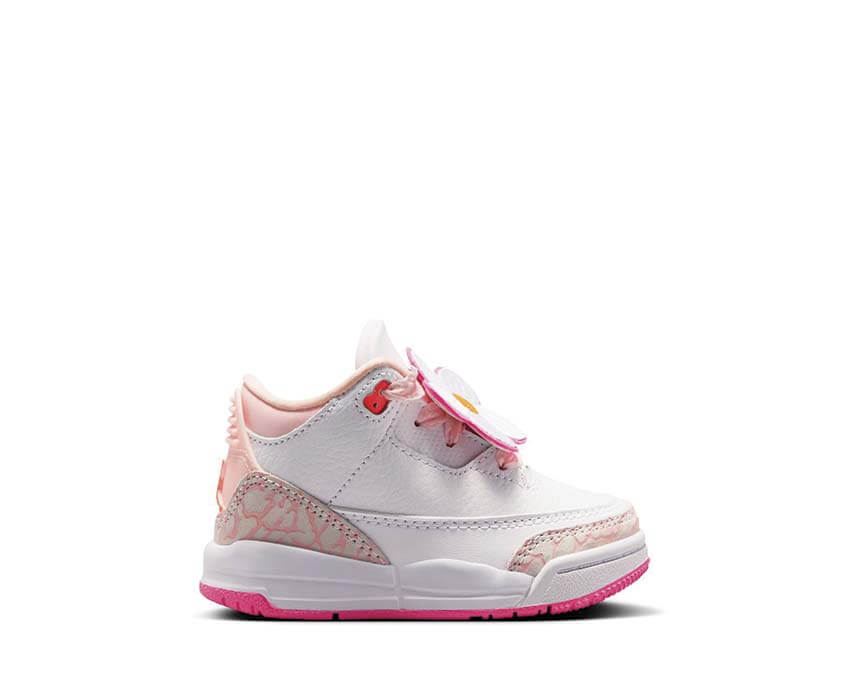 Jordan 3 Retro TD Pearl Pink/Hyper Orange — sneakers enfant coloris rose nacré Jordan 3