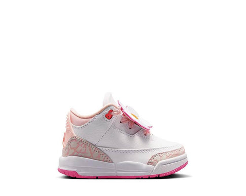 Jordan 3 Retro TD Pearl Pink/Hyper Orange — sneakers enfant coloris rose nacré Jordan 3