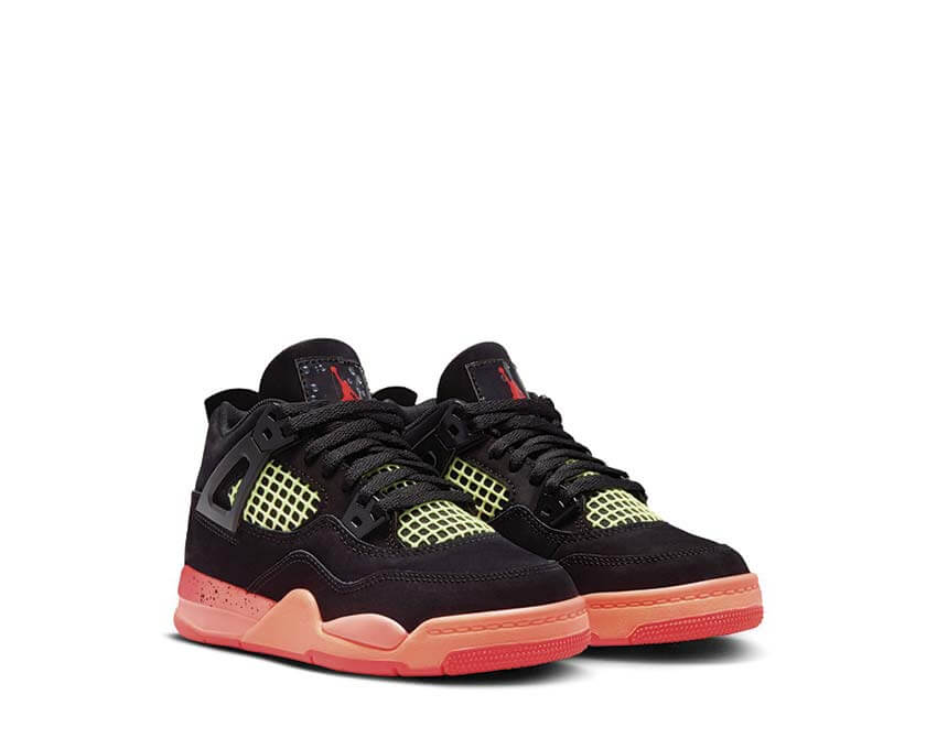Jordan 4 Retro PS Infrared 23 sole — visible Air Bright Mango Jordan 4 preschool