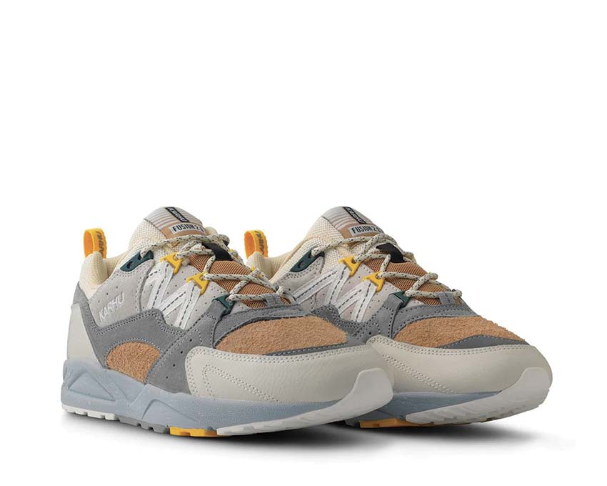 Karhu Fusion 2.0 Limestone Bright White suola — tecnologia FULCRUM finlandese