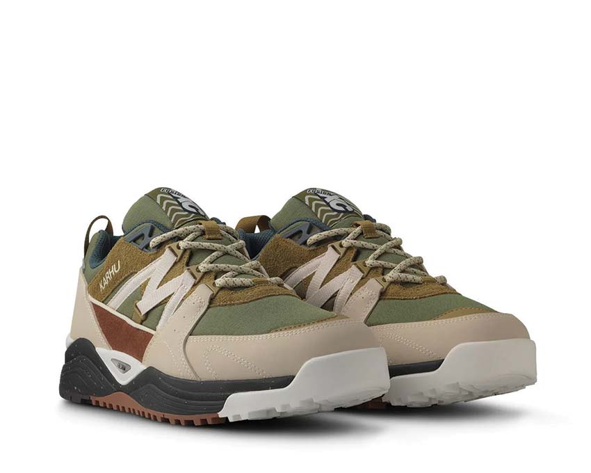 Karhu Fusion XC Whitecap Grey vue latérale — mesh respirant