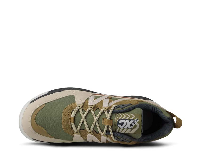 Karhu Fusion XC Whitecap Grey détail — coloris blanc grisé Whitecap Grey