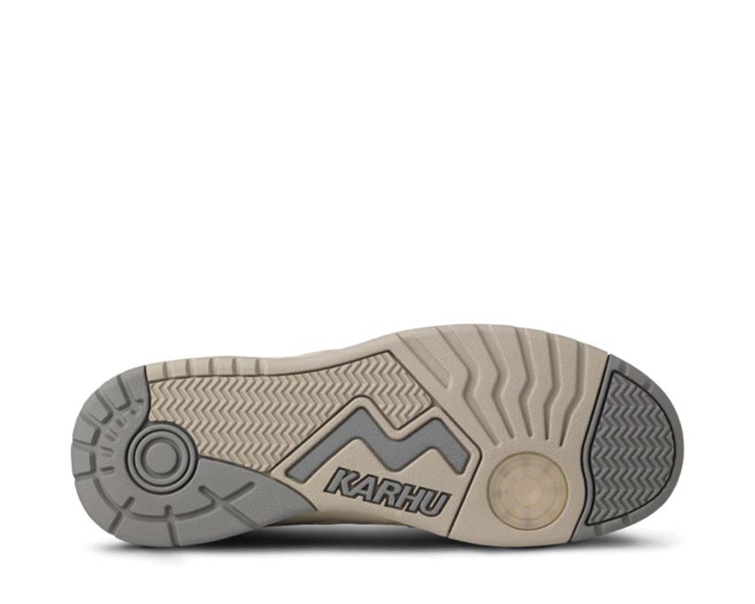 Karhu Fusion XT Arctic Wolf/Quail détail — accent Quail taupe