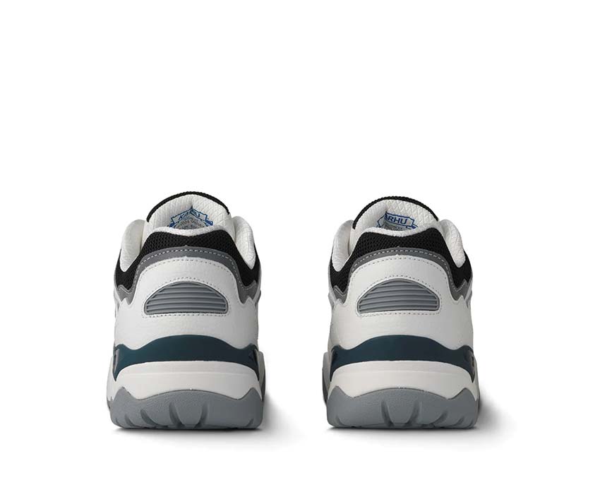 Karhu Fusion XT Bright White Deep Dive detail — Karhu bear logo bicolor