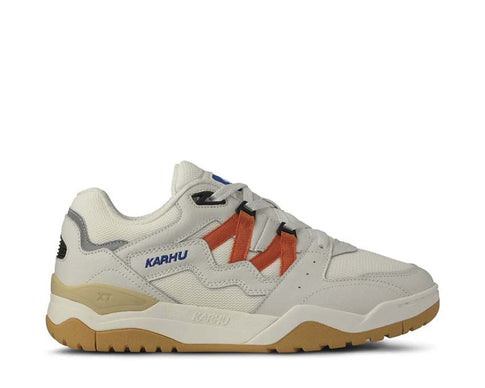 Karhu Fusion XT Blanc De Blanc Nasturtium — Herren-Sneaker Weiß Orange