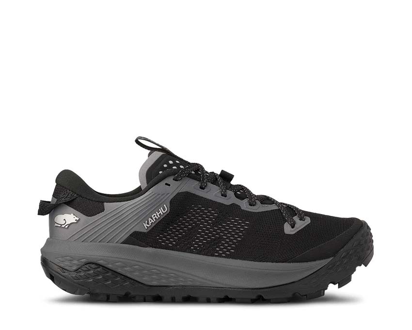 Karhu Ikoni Trail Black/Black — sneaker homme trail technologie Fulcrum