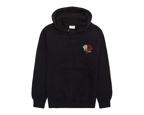 Les Deux Felipe Hoodie Black — felpa unisex cotone logo ricamato