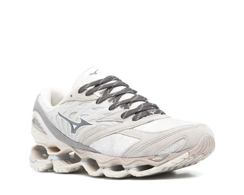 Mizuno Wave Prophecy LS Mimetics vue latérale — mesh respirant motif mimétique