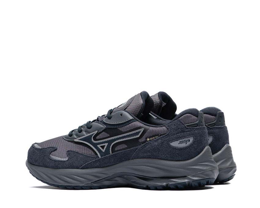 Mizuno Wave Rider Beta GTX Black suela — suela Wave tracción todoterreno