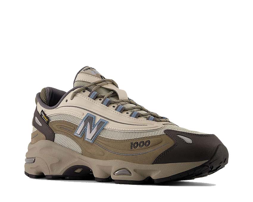 New Balance 1000 Cordura Dockside Seitenansicht — abriebfestes Cordura-Obermaterial