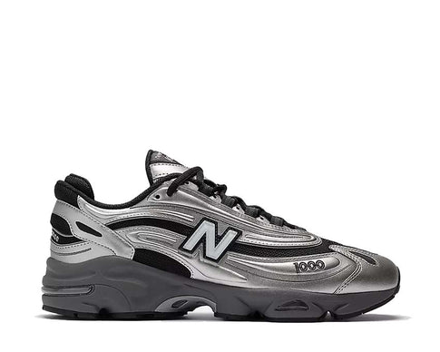New Balance 1000 Metallic Silver — Herren Sneaker glänzendes Silber Metallic