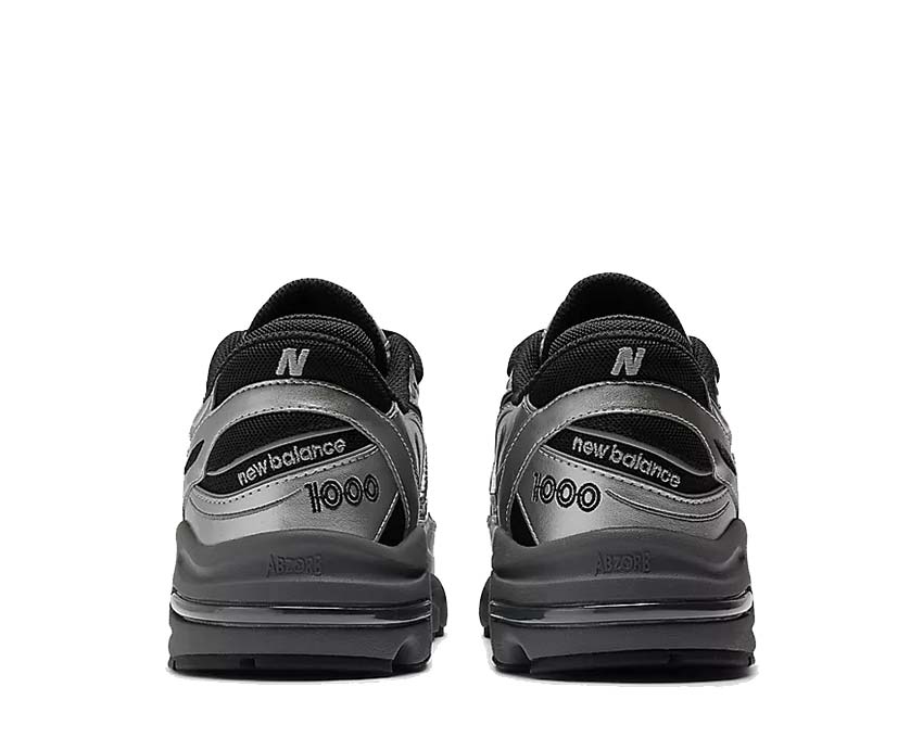 New Balance 1000 Metallic Silver Sohle — ABZORB Langzeit-Komfortdämpfung