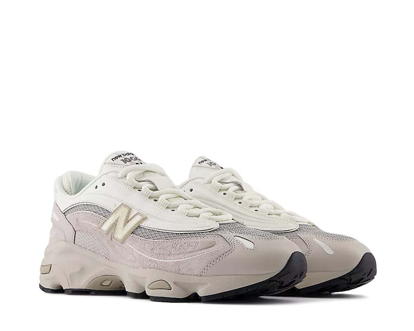 New Balance 1000 Moonrock vue latérale — tige daim et mesh