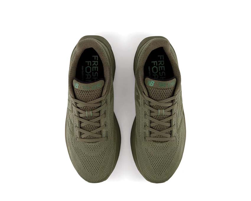 New Balance Fresh Foam x 1080 Utility Dark Camo dettaglio — stampa camouflage militare