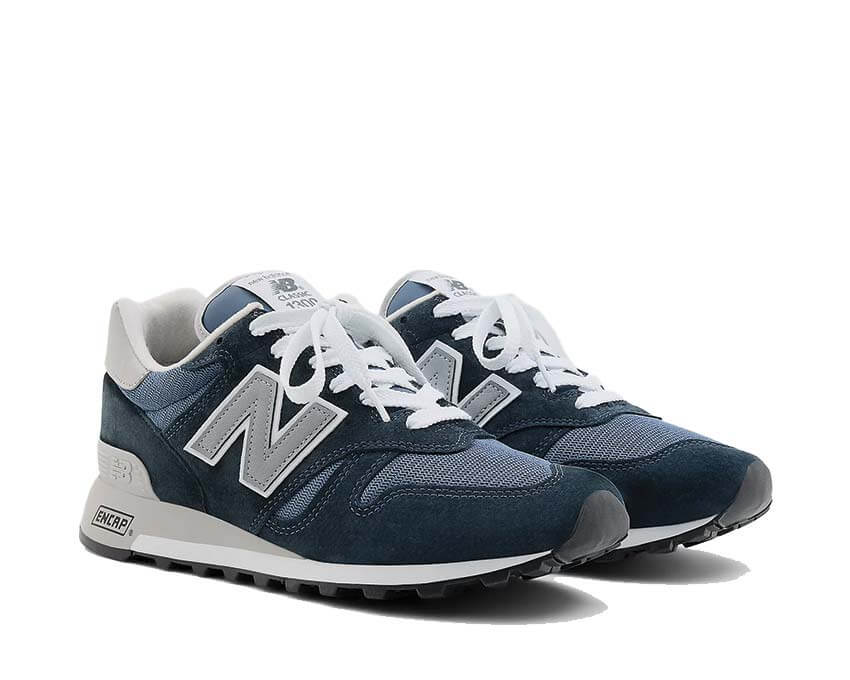 New Balance 1300 Navy vue latérale — profil 1300 bleu marine USA