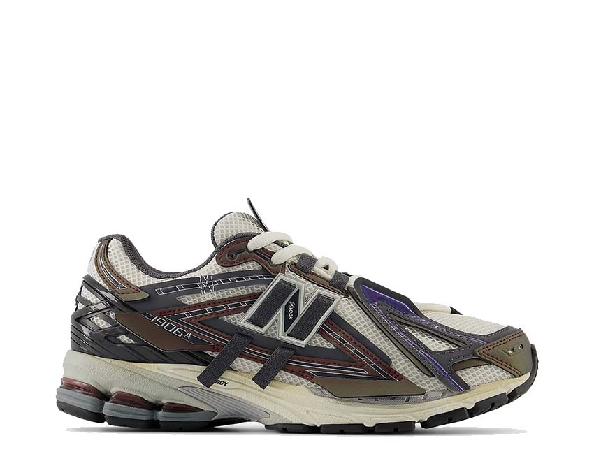 New Balance 1906A Classic Crimson/Sea Salt/Black Cement — men's sneaker weather protection