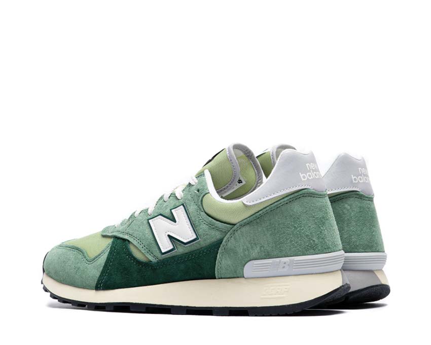 New Balance 475 Everglade Green Mallard Green suola — suola gomma grip