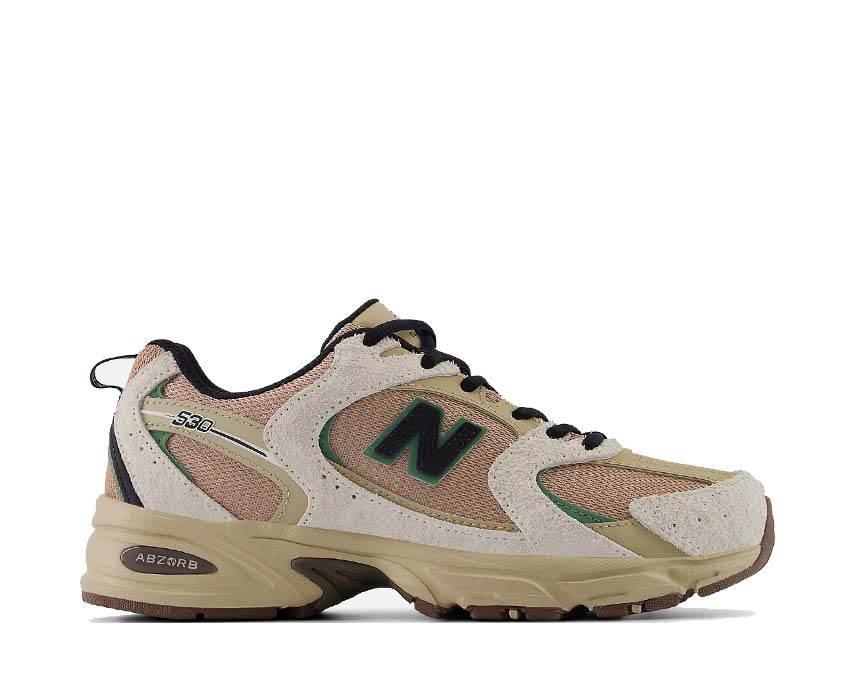 New Balance 530 Linen Incense Flat Taupe — sneaker donna toni neutri