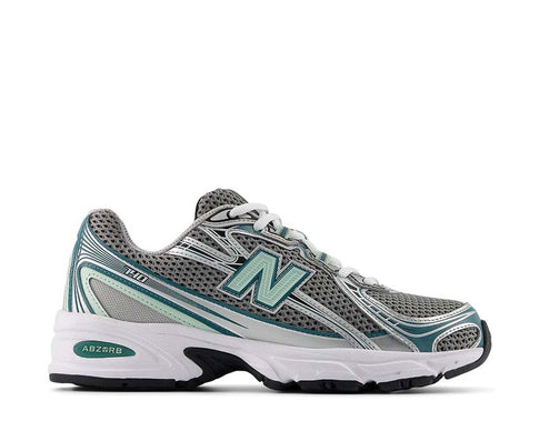 New Balance 740 Silver Metallic Green — Damen-Sneaker leicht und retro