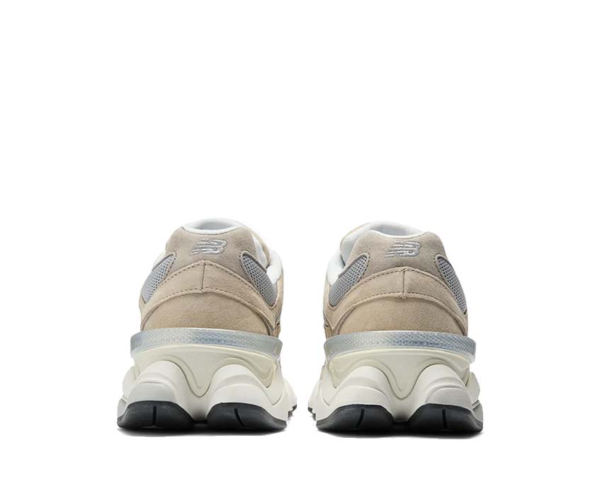New Balance 9060 Beige Sohle — Plattformsohle Doppeldichte Dämpfung