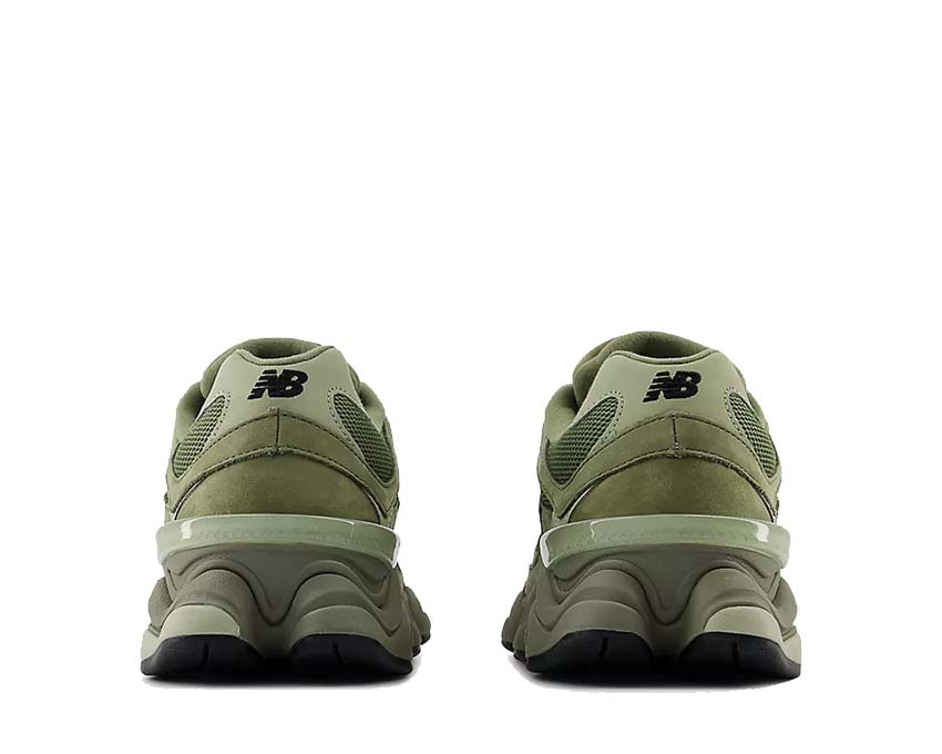 New Balance 9060 Dark Olivine semelle — semelle épaisse lifestyle