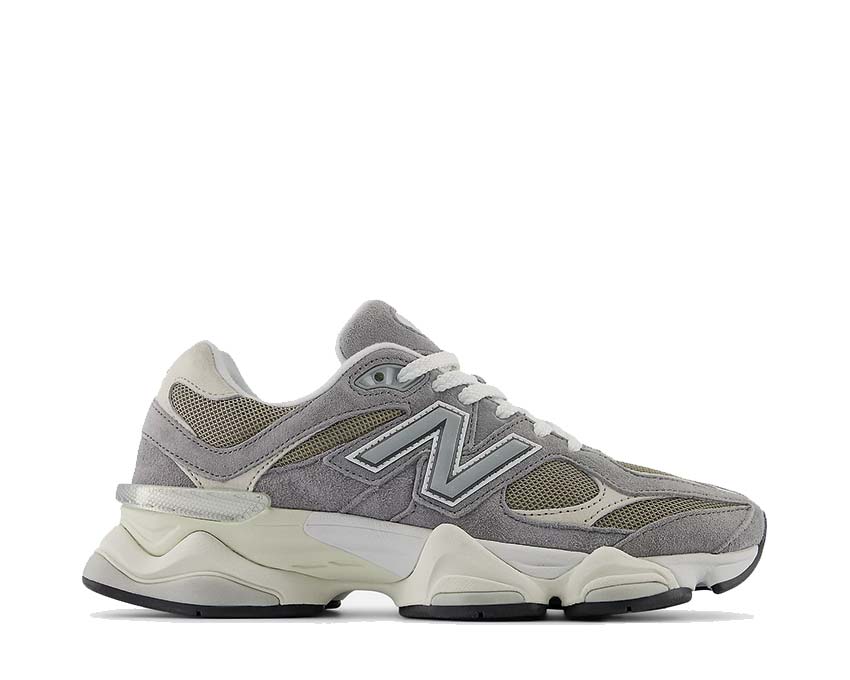 New Balance 9060 Slate Grey/Arid Stone/Timberwolf — sneaker unisex stile archivio anni '90