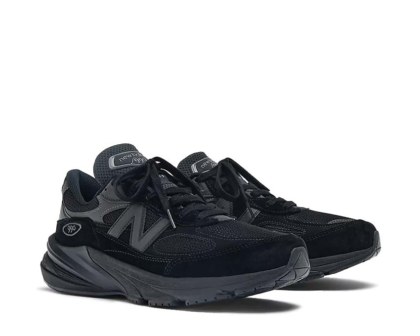 New Balance 990v6 Made in USA Triple Black Sohle — ENCAP ABZORB Dämpfung