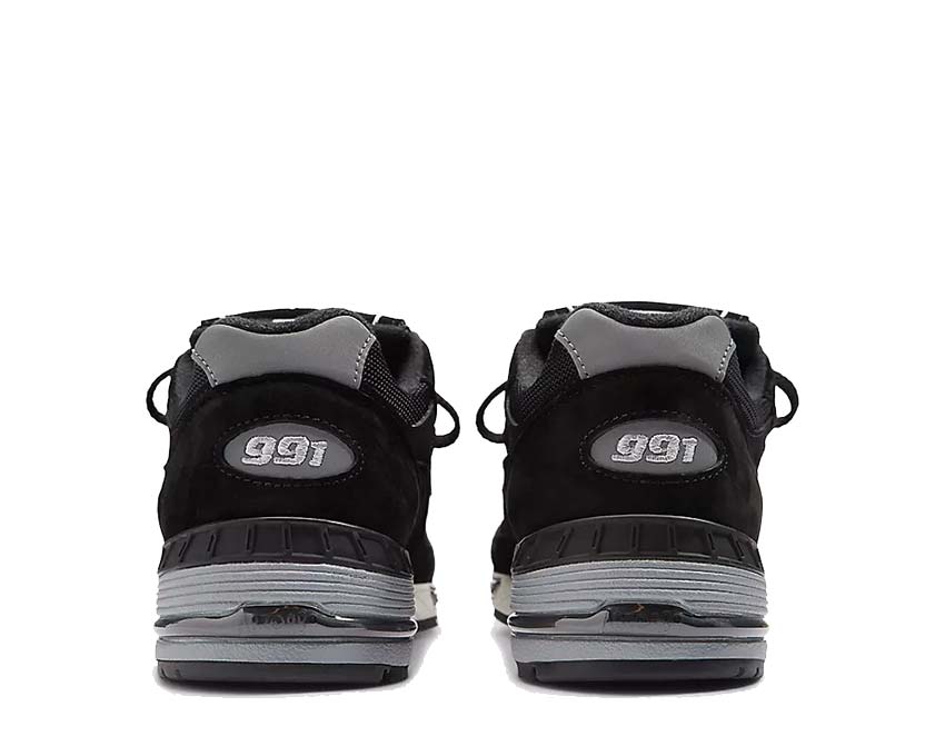 New Balance 991 Made in UK Black Silver sole — ENCAP technology