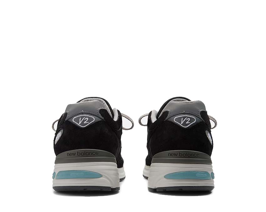 New Balance 991 Made in UK Black Smoked Pearl Sohle — ABZORB Zwischensohle